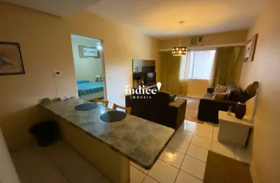 Apartamento mobiliado para locação na região central com 49 m².