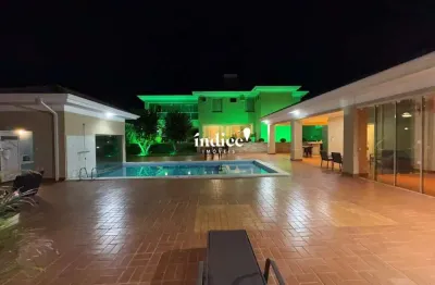 Sobrado em condomínio no jardim canadá, ribeirão preto – 576 m² - 4 suítes, 6 vagas, piscina e espaço gourmet - venda