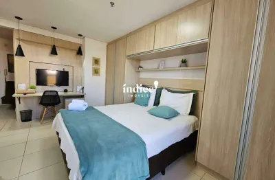 Studio de 30m² de área útil a venda no edifício monte santo, próximo a pizzaria verace - bairro jardim nova aliança, ribeirão preto/sp.