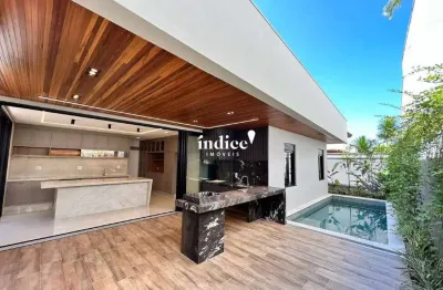 Casa térrea em condomínio fechado com 4 suítes – vila do golf, ribeirão preto