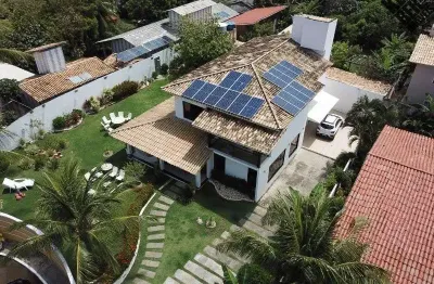 Imperdível: casa à venda em lauro de freitas-ba, bairro ipitanga, 4 quartos, 3 suítes, 3 salas, 5 banheiros, 6 vagas de garagem, 270m².