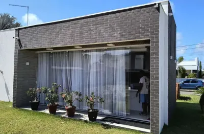 Casa em condomínio para venda em camaçari, barra do jacuípe (monte gordo), 1 dormitório, 1 suíte, 1 banheiro, 3 vagas