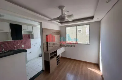 Apto à venda , 2 dormitórios, 1 vaga, condomínio águas formosas - campinas sp.