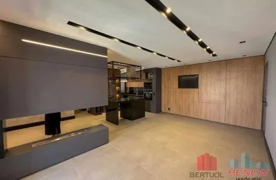 Apartamento super moderno à venda no condominio torino em vinhedo, interior de são paulo.