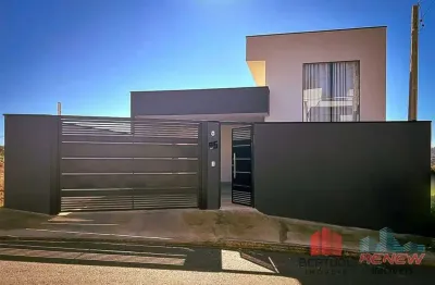 Linda casa térrea à venda na região do pinheirinho - super moderna
