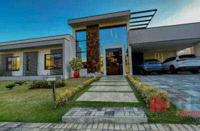 Encante-se com esta casa térrea de alto padrão – conforto, sofisticação e tecnologia em cada detalhe!