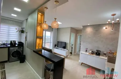 Apartamento á venda no condomínio reserva do alto em valinhos/sp.