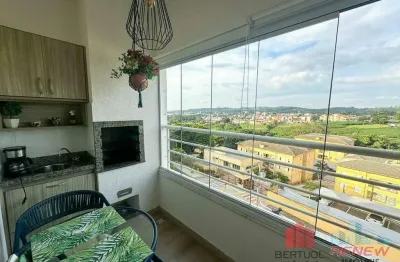 Apartamento semi mobiliado para locação 3 dormitórios - vinhedo
