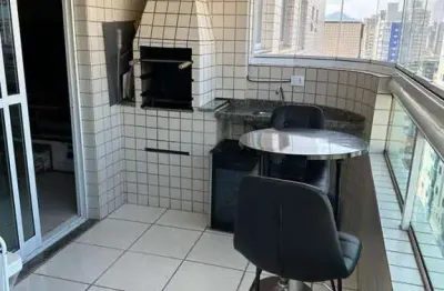 Apartamento para venda em praia grande, aviação, 1 dormitório, 1 banheiro, 1 vaga