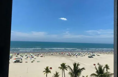 Apartamento frente mar para venda em praia grande, tupi, 2 dormitórios, 1 banheiro, 1 vaga