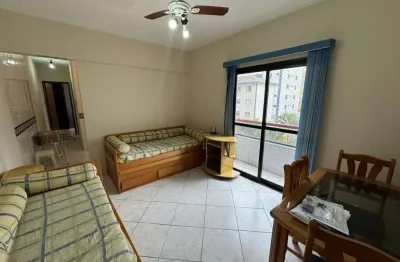 Apartamento para venda em praia grande, guilhermina, 1 dormitório, 1 banheiro, 1 vaga
