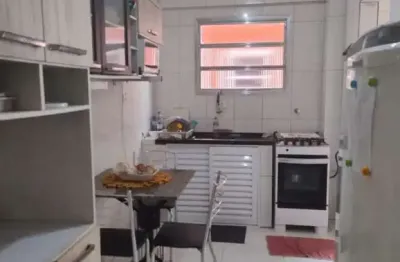 Apartamento para venda em praia grande, ocian, 1 dormitório, 1 banheiro, 1 vaga