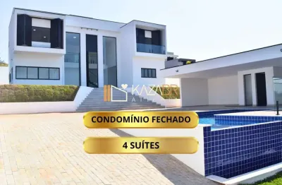 Casa à venda, 3 suítes, sendo 2 suítes master e 1 suíte no térreo, piscina - 270m2 - $2.500.000 - condomínio shamballa iii – atibaia / sp