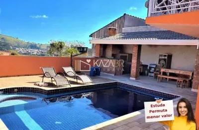 Casa à venda, 3 dormitórios – 2 suítes, piscina, 240m2 – $850.000 – jd. real - bom jesus dos perdões - sp