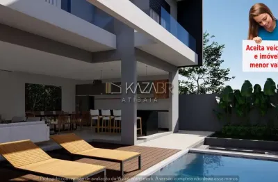 Casa à venda, condomínio fechado, 4 suítes, piscina, sauna, 350m² - $1.900.000 - buona vita gold – atibaia/sp