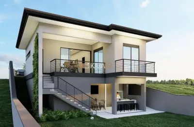 Casa com 3 dormitórios à venda, 160 m² por r$ 1.150.000,00 - parque residencial serras de atibaia ii - atibaia/sp
