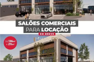 Salão para alugar, 211 m² a partir de r$ 8.000/mês - jardim paulista - atibaia/sp