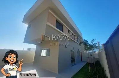 Casa à venda, 3 suítes, 102 m² por $ 740.000 - jardim jaraguá - atibaia/sp