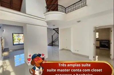 Casa em condomínio com 3 dormitórios para alugar, 190 m² por r$ 6.978/mês - jardim siriema - atibaia/sp