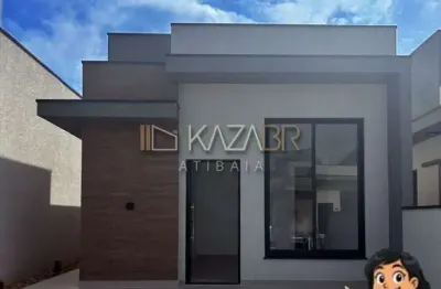 Casa térrea à venda, condomínio estilo vila, 3 dormitórios (1 suíte), 77,37m² - $650.000 - chácaras maringá – atibaia/sp