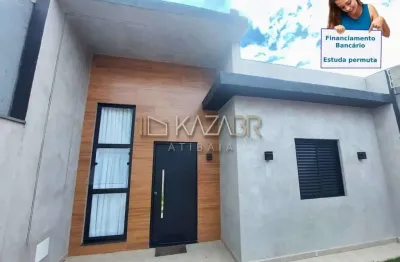 Casa térrea à venda, 3 dormitórios (1 suíte), piscina - 110m² - $600.000 - nova atibaia/sp