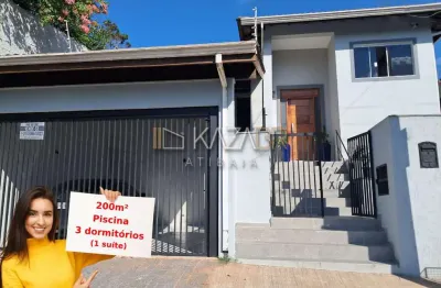 Casa à venda, 3 dormitórios (1 suíte), piscina, 280m² - $1.290.000 – retiro das fontes – atibaia/sp