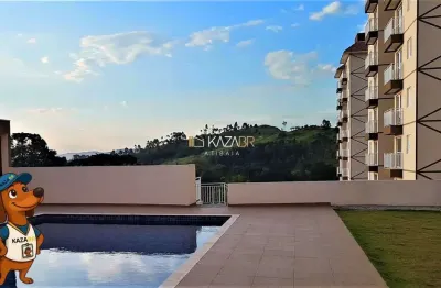 Apartamento à venda, 2 dormitórios (1 suíte), piscina, 68m² - $415.000 - belvedere – atibaia/sp