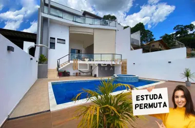 Casa à venda, 3 dormitórios (2 suítes), piscina, área gourmet, 500m² - $998.000 – condomínio recanto primavera – atibaia/sp