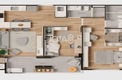 Apartamento com 2 quartos à venda na Rua Rosa Neumann, 315, Santo Inácio, Curitiba