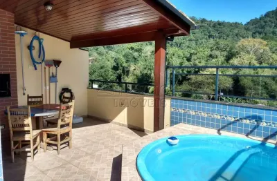 Cobertura com 2 dorms, praia das toninhas, ubatuba - r$ 820 mil, cod: 3992