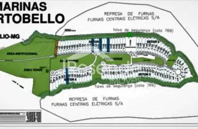 Terreno em condomínio fechado à venda na Rua D, 0014, Marinas Portobello, Capitólio