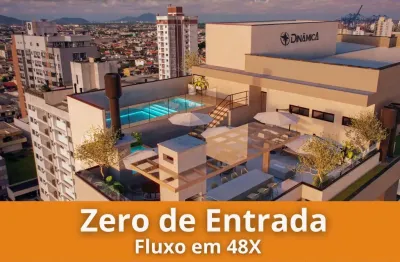 Zero de entrada apartamento para venda na planta com 2 suites bairro   são joão - itajaí - sc