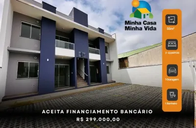 Apartamento para venda minha casa minha vida  com 2 quartos bairro  santa regina - itajaí - sc