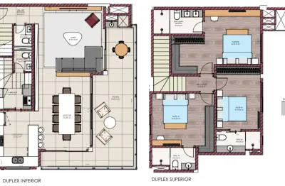 Cobertura  para venda 195 metros quadrados com 3 suites 6 vagas garagem bairro fazenda - itajaí - sc