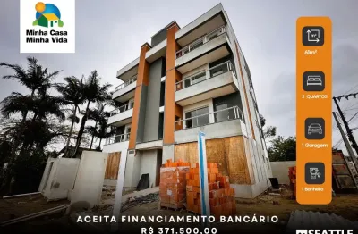 Apartamento  para venda minha casa minha vida  tem 61 metros quadrados com 2 quartos bairro  murta - itajaí - sc