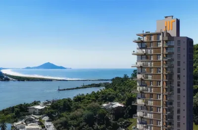 Apartamento para venda com 3 suites com  vista  mar  no bairro  fazenda - itajaí - sc