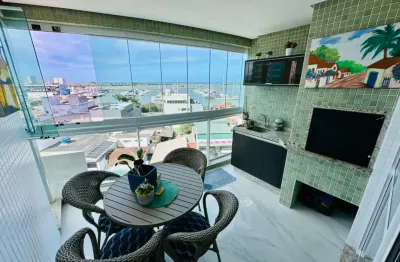 Apartamento no bairro fazenda lauro muller, com frente mar, são 3 dormitórios e 2 vagas