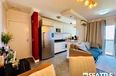 Apartamento para Venda no Bairro Cordeiros, Cidade de Itajaí - SC  com 02 dormitórios, imóvel tem sala e  cozinha integradas uma  sacada com churrasqueira a carvão e  moveis planejados.