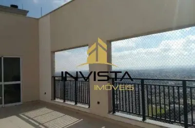 Cobertura no jardim aquarius, 243m² - 3 vagas - 4 dorms - lazer completo
