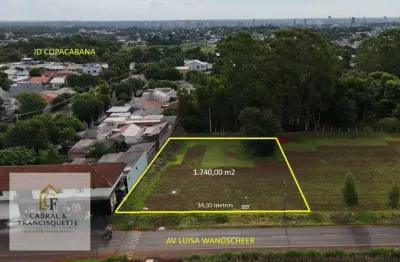 Terreno à venda, 1740 m² por R$ 2.175.000 - Jardim Copacabana - Foz do Iguaçu/PR