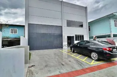 Galpão para alugar, 261 m² por r$ 4.900,00/mês - flor de napolis - são josé/sc