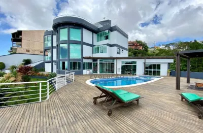 Casa com 4 suítes à venda, 960 m² por r$ 6.900.000 - bosque das mansões - são josé/sc