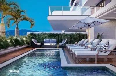 Apto 2 dorm, 01 suítes, sacada com churrasqueira em barreiros são josé sc