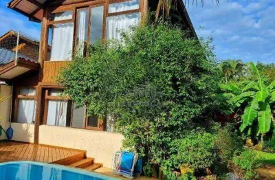 Casa com 4 dormitórios à venda, 290 m² por r$ 1.890.000,00 - rio tavares - florianópolis/sc