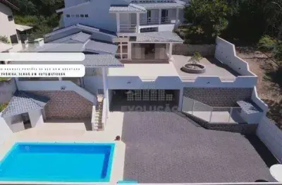 Linda mansão com 5 dorms - ponta de baixo - são josé/sc