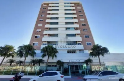 Lindo apartamento semi mobiliado, 3 dorms com suíte e 02 vagas - novo estreito - florianópolis/sc