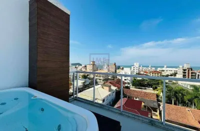 Cobertura 3 dorms, sendo 2 suítes e 2 vagas - palmas, gov. celso ramos sc