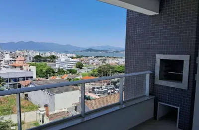 Lindo apto com vista mar, 03 dorms (1 suíte) em capoeiras - florianópolis sc