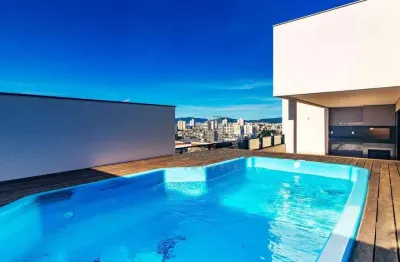 Cobertura com 4 dormitórios à venda, 360 m² por r$ 3.500.000,00 - floresta - são josé/sc