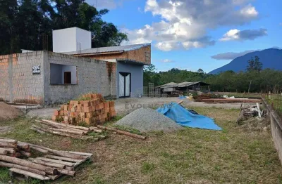 Terreno com casa em construção - santo amaro da imperatriz sc